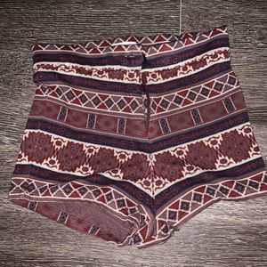 Multi color comfy shorts